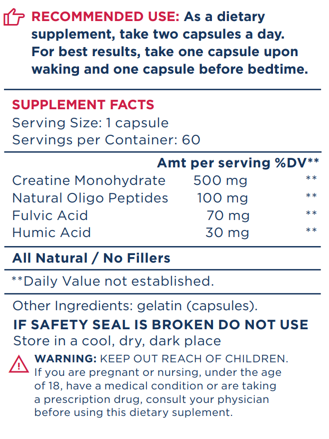 ProInfused Peptides Nutrition Facts